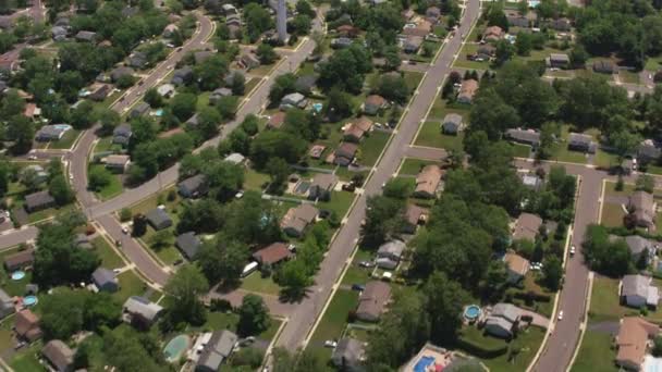 New Jersey Circa 2017 Luchtfoto Van Woningbouw New Jersey Opgenomen — Stockvideo
