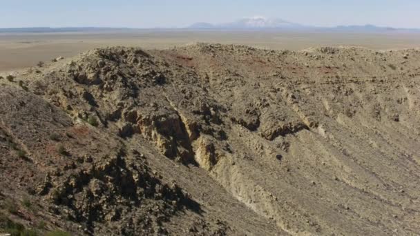 Vue Aérienne Cratère Météore Arizona — Video