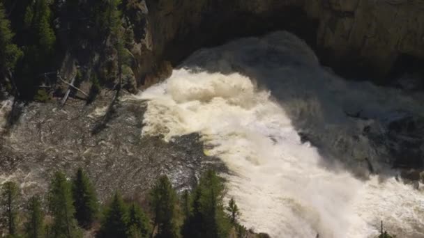 Parco Nazionale Yellowstone Riprese Aeree Della Natura Usa — Video Stock