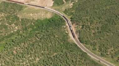 Utah manzarasının hava görüntüleri, ABD