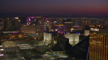 Las Vegas şehir manzarasının en iyi görüntüsü, ABD