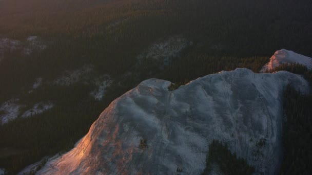 Yosemite Californië Uitzicht Vanuit Lucht Het Yosemite National Park — Stockvideo