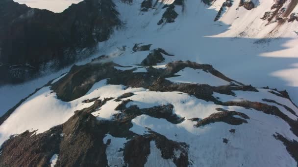 Mount Saint Helens Washington Bis 2019 Luftaufnahme Von Dampfquellen Auf — Stockvideo