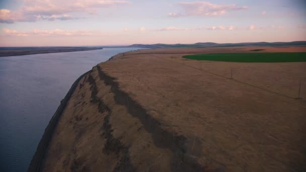 Sonnenaufgang Über Dem Columbia River Oregon Usa — Stockvideo