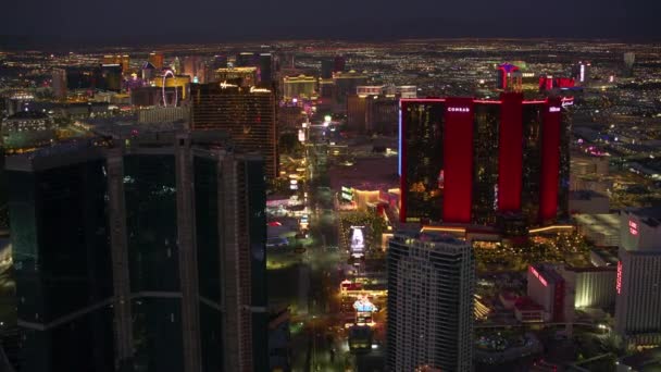 Las Vegas Nevada Widok Lotu Ptaka Las Vegas — Wideo stockowe
