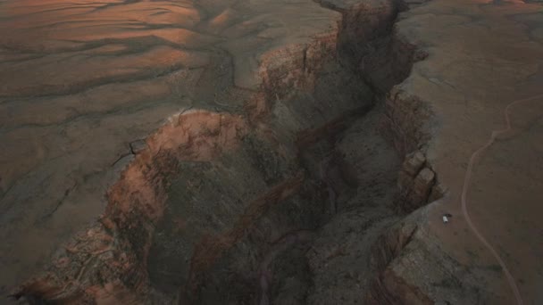 Grand Canyon Arizona Circa 2019 Aerial View Grand Canyon Sunrise — Stock Video
