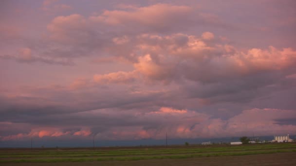 Орегон Около 2021 Года Восход Солнца Ущелье Реки Колумбия Снимок — стоковое видео