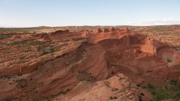 Arches National Park Utah Circa 2019 Letecký Pohled Národní Park — Stock video