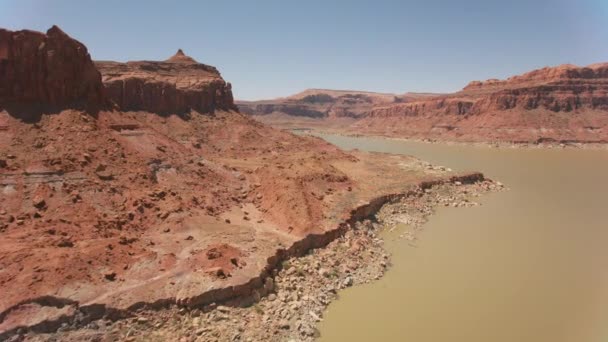 Canyonlands National Park Utah Circa 2019 Luchtfoto Van Canyonlands Schot — Stockvideo