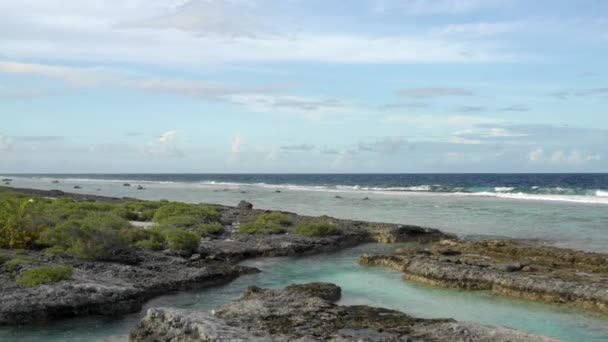 Praia Bora Bora Polinésia Francesa — Vídeo de Stock
