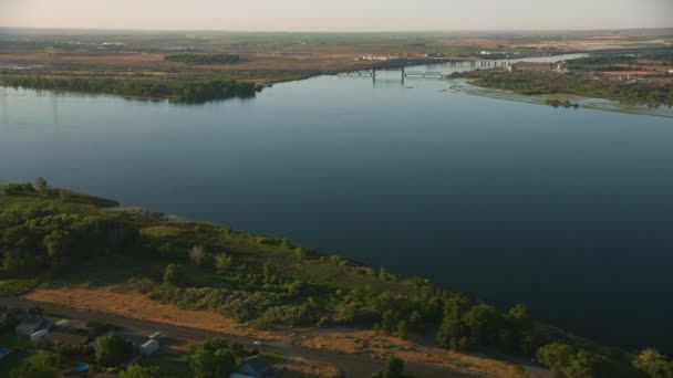 Река Колумбия Гидростанция Вашингтон Сша — стоковое видео