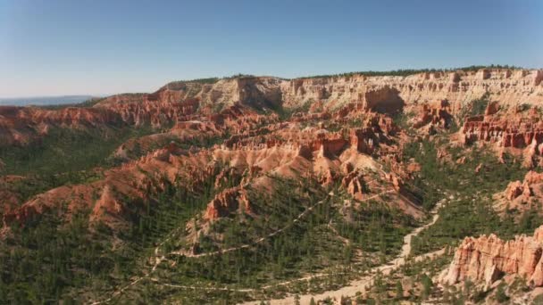 Bryce Canyon Utah Circa 2019 Vista Aérea Del Cañón Bryce — Vídeos de Stock