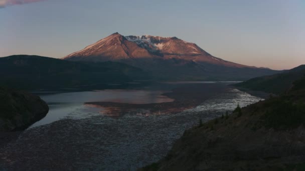 Mount Saint Helens Washington Kolem Roku2019 Letecký Pohled Mount Saint — Stock video
