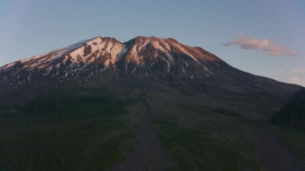 Mount Saint Helens Washington 2019 Вид Воздуха Гору Святой Елены — стоковое видео