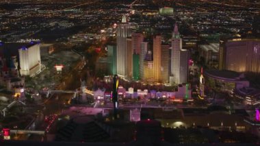 Las Vegas şehir manzarasının en iyi görüntüsü, ABD