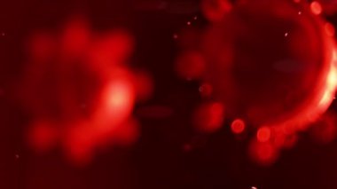 COVID 19 virüslü görüntüler, sağlık ve tıp konsepti 