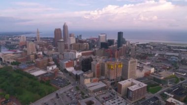 Cleveland City, ABD 'nin hava görüntüleri