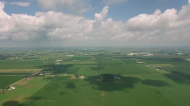 Indiana 'nın yeşil alanları, ABD hava görüntüleri
