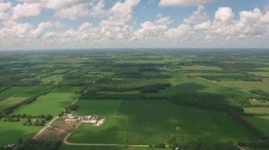 Indiana 'nın yeşil alanları, ABD hava görüntüleri