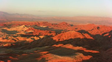 Amerika 'daki güzel ateş hattının hava görüntüleri.