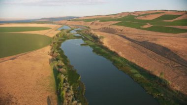 Oregon, ABD: Columbia Nehri hava görüntüleri