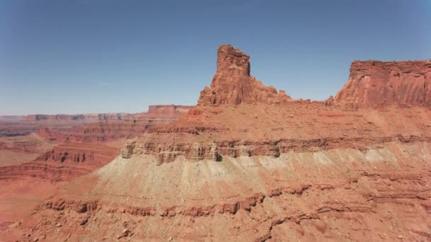 Canyonlands Nemzeti Park Utah 2019 Légi Felvétel Canyonlands Ről Helikopteres — Stock videók