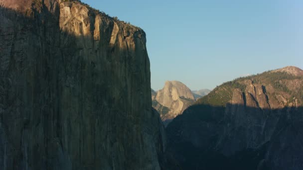 加利福尼亚约塞米蒂 约塞米蒂国家公园的空中景观 — 图库视频影像