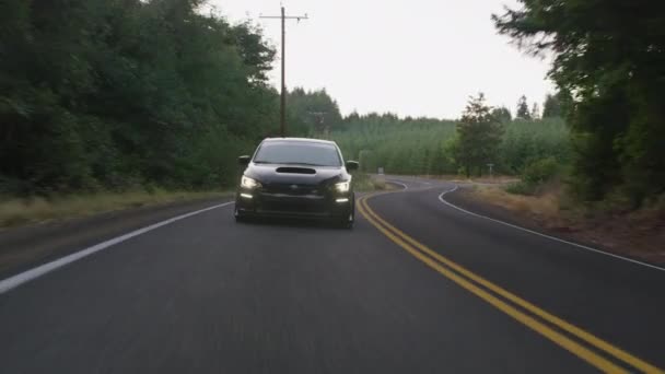 Portland Oregon Circa 2020 Mclaren Exotic Sports Car Driving Street — Stock Video