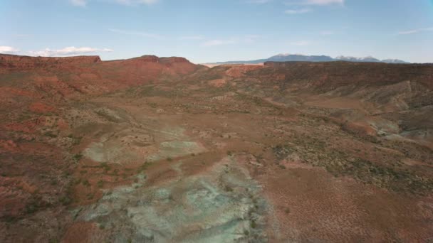 Parque Nacional Dos Arcos Utah Por Volta 2019 Vista Aérea — Vídeo de Stock