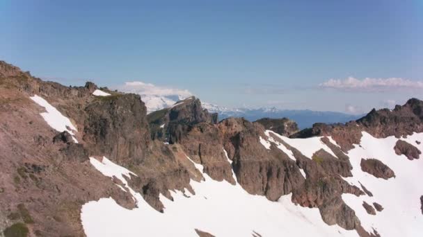 Mount Rainier Washington Circa 2019 Vista Aérea Del Monte Rainier — Vídeo de stock