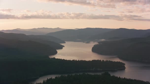 Mount Saint Helens Washington 2019 Flygfoto Över Mount Saint Helens — Stockvideo