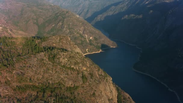 Lake Yosemite National Park Usa Flygbilder — Stockvideo