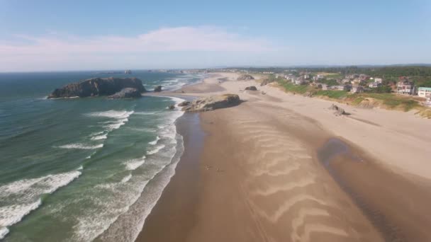 Acima Imagens Belo Litoral Mar Vista Panorâmica Natureza — Vídeo de Stock