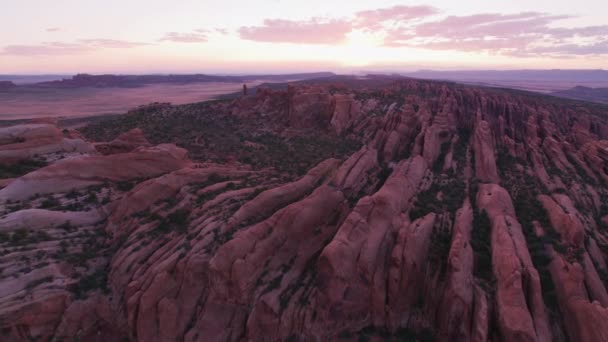 Arches Ulusal Parkı Utah 2019 Dolaylarında Arches Ulusal Parkı Nın — Stok video