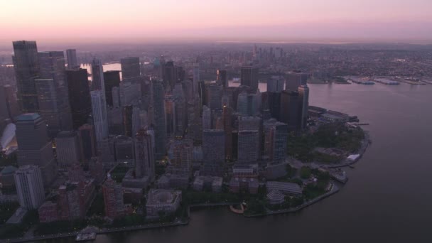 Nowy Jork Nowy Jork Około 2019 Roku Widok Lotu Ptaka — Wideo stockowe