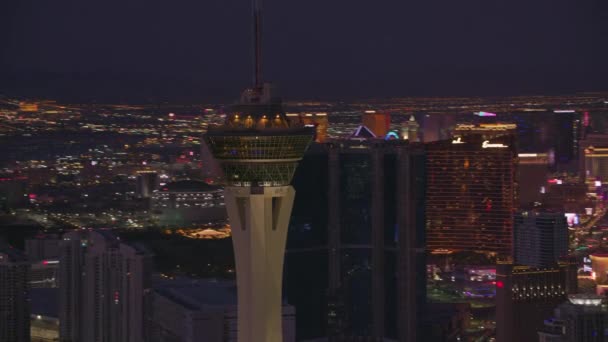Las Vegas Nevada Luftaufnahme Des Stadtbildes Von Las Vegas — Stockvideo
