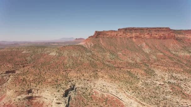 Canyonlands National Park Utah Circa 2019 Aerial View Canyonlands Shot — Stock Video