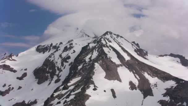 Glacier Peak Washington Circa 2019 Luchtfoto Van Glacier Peak Schot — Stockvideo
