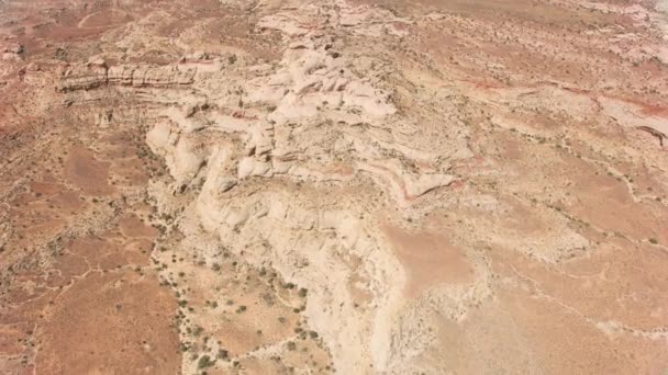 Canyonlands Ulusal Parkı Utah 2019 Dolaylarında Kanyonlar Havadan Görünüşü Helikopterden — Stok video