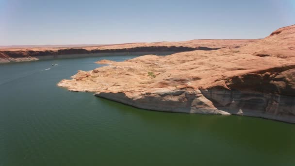 Lake Powell Utah Circa 2019 Vista Aérea Del Lago Powell — Vídeos de Stock