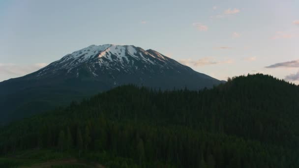 Mount Saint Helens Washington Por Volta 2019 Vista Aérea Monte — Vídeo de Stock