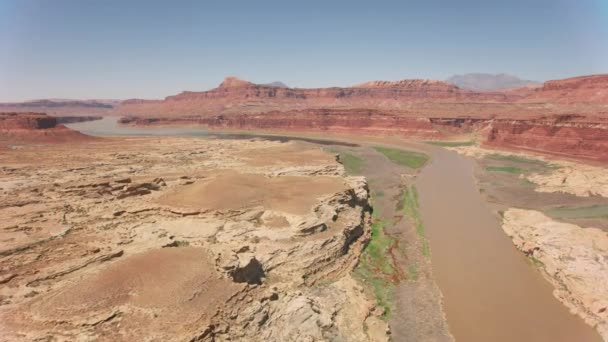 Canyonlands National Park Utah Circa 2019 Aerial View Canyonlands Shot — Stock Video