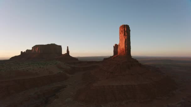 Monument Valley Γιούτα 2019 Αεροφωτογραφία Του Monument Valley — Αρχείο Βίντεο