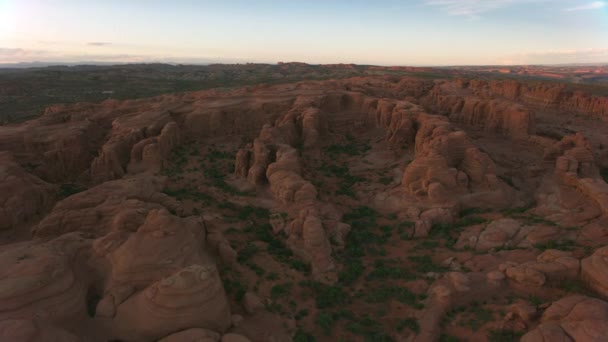 Arches National Park Utah 2019 공중에서 있습니다 헬리콥터 지멘스 카메라 — 비디오