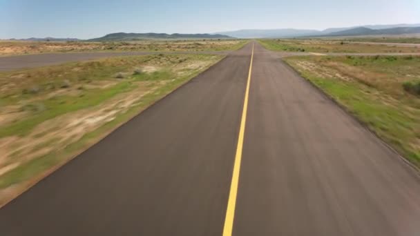 Bryce Canyon Utah 2019 Luftaufnahme Vom Start Der Landebahn Aufnahme — Stockvideo