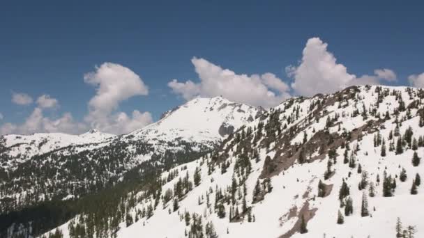 Cascade Mountains Kalifornien 2017 Flygfoto Över Lassen Peak Skjuten Från — Stockvideo