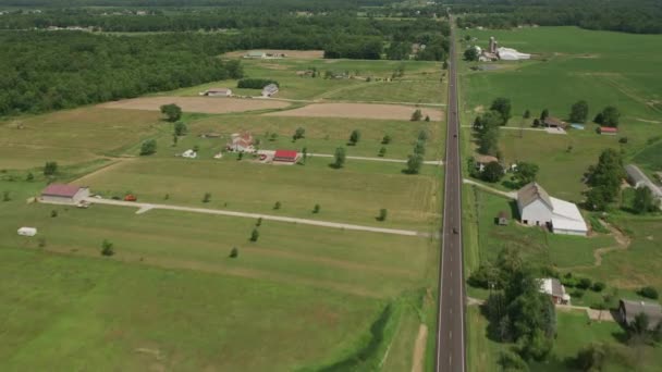 Ohio Village Air Footage — стокове відео