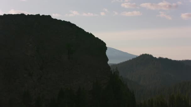 Mount Adams Washington 2019 Ben Légi Felvétel Adams Hegyről Helikopteres — Stock videók