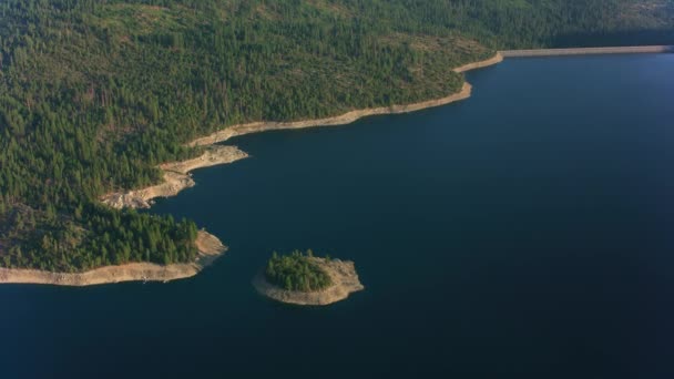 Lake Yosemite National Park Usa Flygbilder — Stockvideo