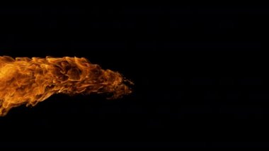 Alev fırlatıcı yavaş çekimde; Fantom Flex 4K 'ye 1000 fps ile ateş edildi